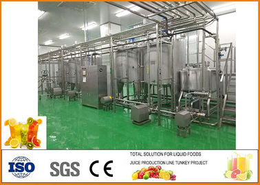 Çin 3T / H Meyve Suyu Karıştırma Sistemi Üretim Hattı CFM-B2-03T Kolay Kullanım Tedarikçi