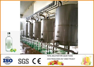 Çin 200T / Yıl Yeşil Erik Şarap Fermantasyon Ekipmanları Üretim Hattı Food Grade İşleme Tedarikçi