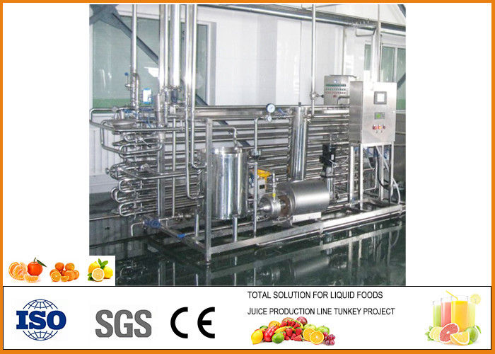 Complete Mini Fresh Orange Juice Production Line 45% Juice Yield Energy Saving
