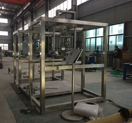 SS304 Meyve Suyu Ve Reçel Çift Kafaları Aseptik Dolum Makinesi 1.5 KW Güç